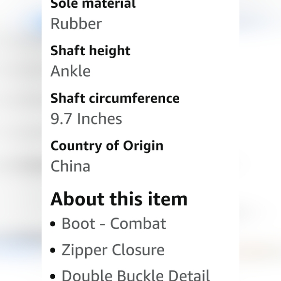 NEW Vince Camuto Women's Fawdry Combat Boot SIZE 7.5 - Picture 8 of 9